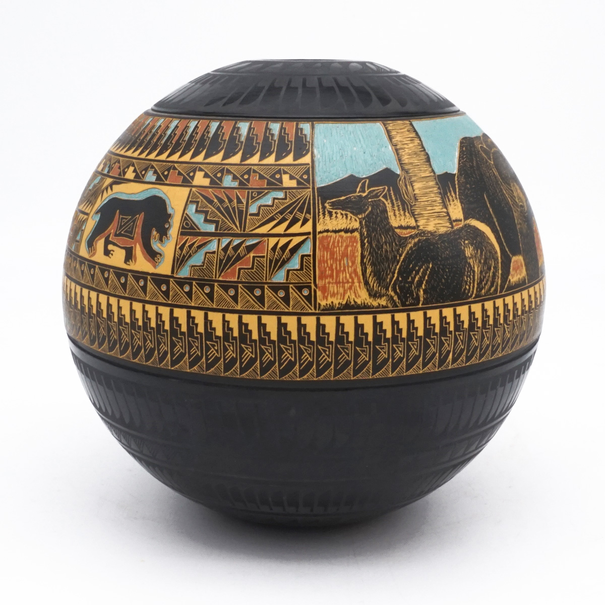 Chimayo Trading Navajo Rugs Pueblo Pottery Fine ArtHummingbird Pot