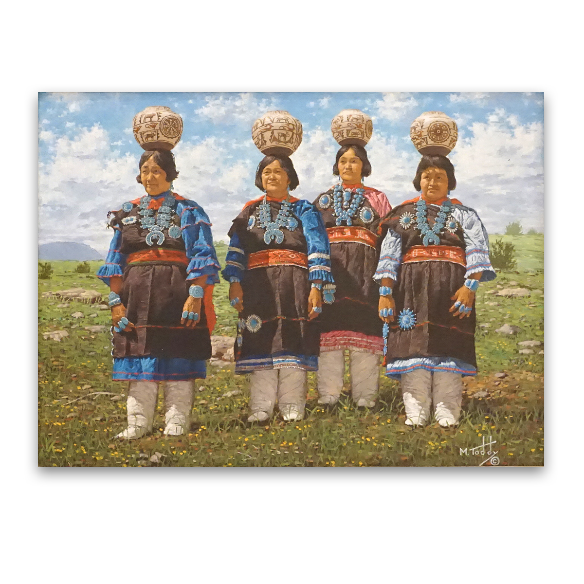 2076❣️ タイトル　(tribe) 油絵 DSC07697i.jpg