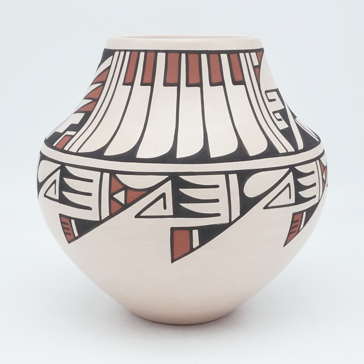 tara verapottery ハンドペイントスペインヴィンテージ壺 DSC09647.jpg