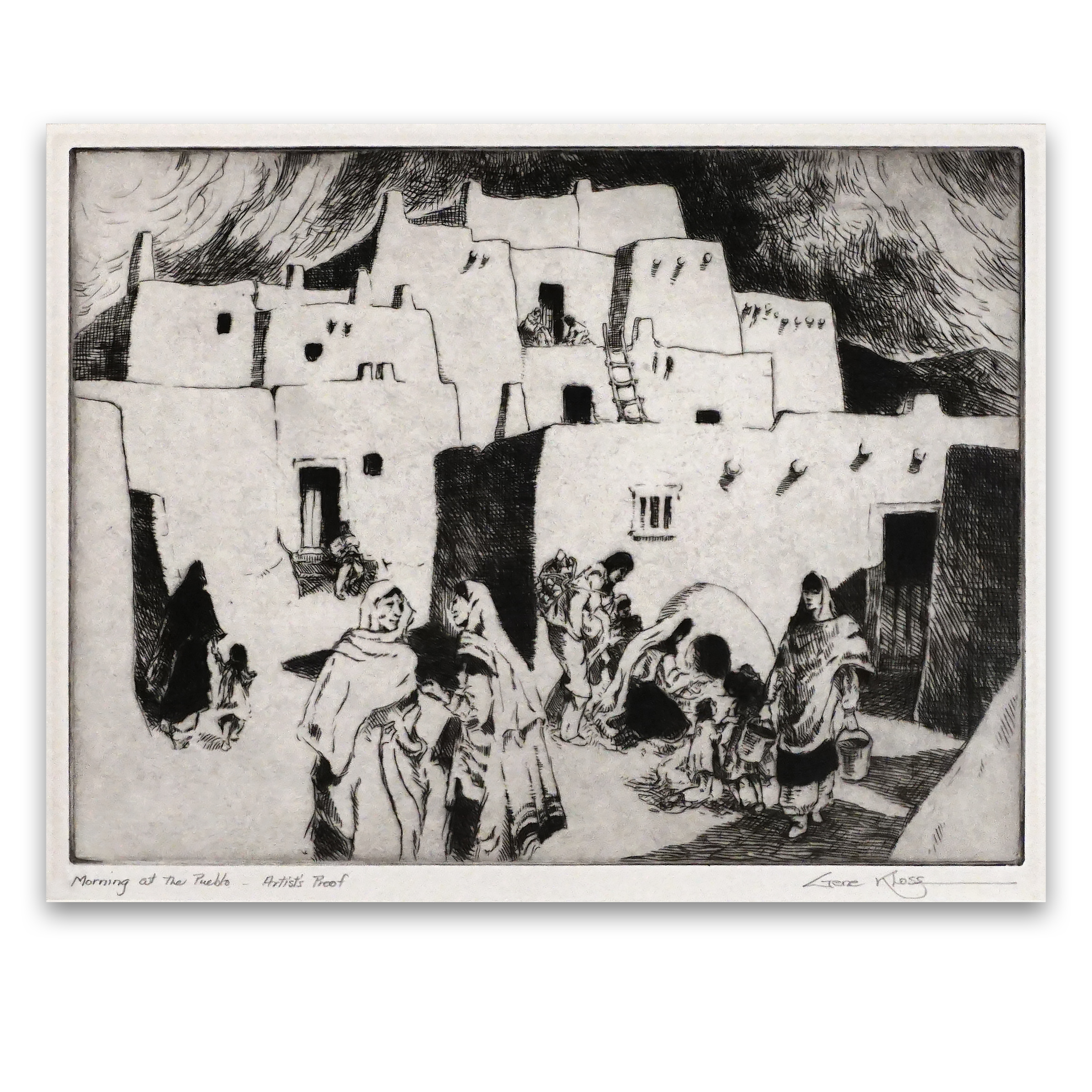 Chimayo Trading Navajo Rugs Pueblo Pottery Fine Art“Morning At The