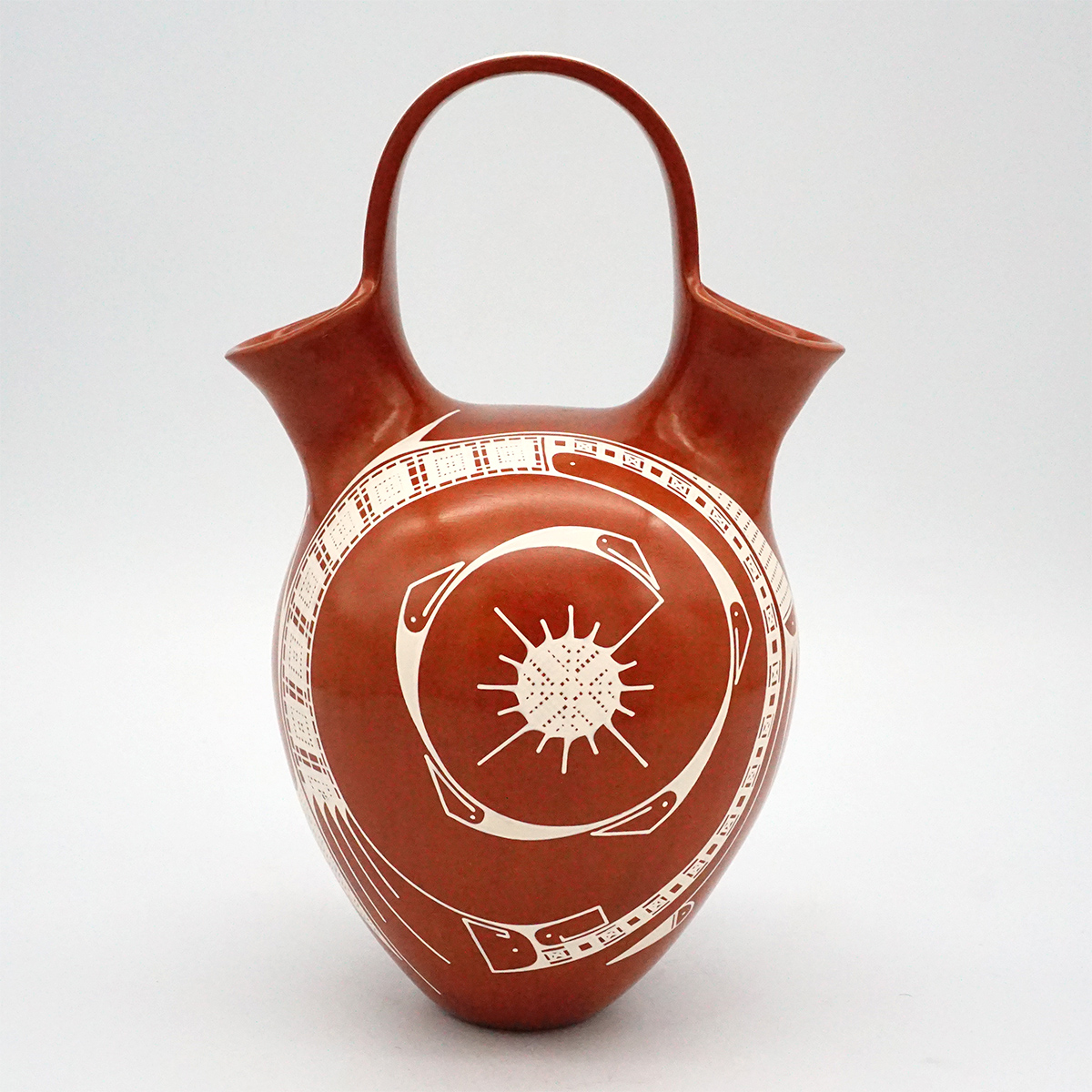 Chimayo Trading Navajo Rugs Pueblo Pottery Fine ArtWedding Vase by