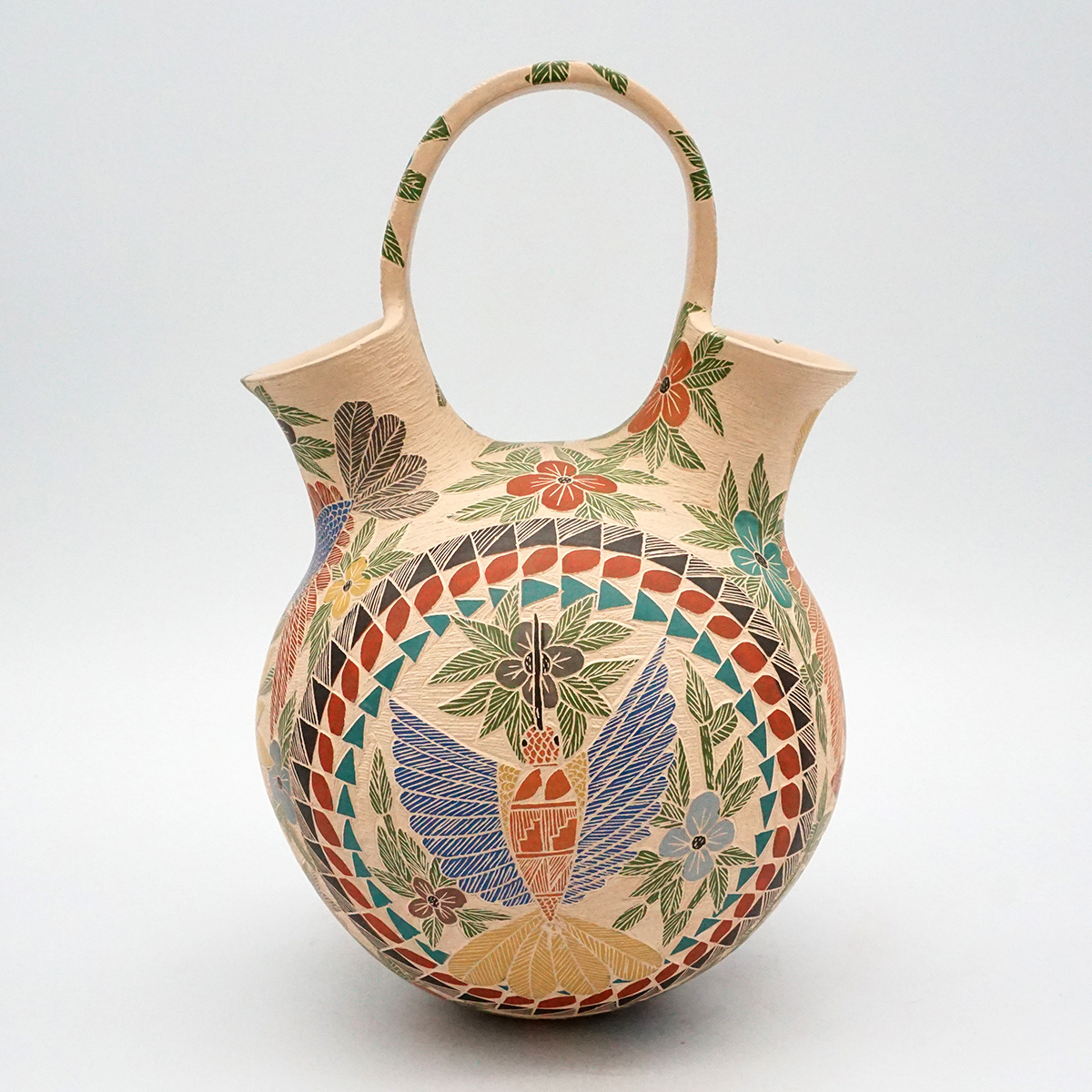 Chimayo Trading Navajo Rugs Pueblo Pottery Fine ArtWedding Vase by
